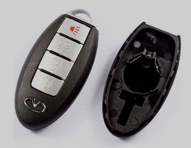 Infiniti m35 m37 m56 proximity remote keyless entry fob + insert key case ic4