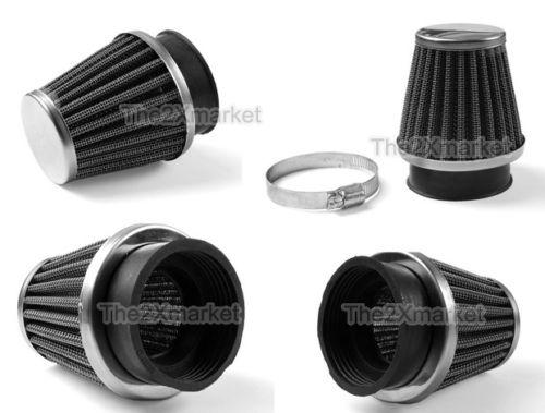 New 4pcs 38-39-40mm air filter chrom cone power scooter motorcycle replacement