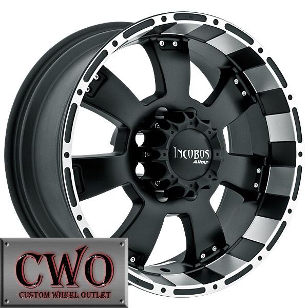 18 black krawler wheels rims 6x135 6 lug ford f150 expedition lincoln navigator