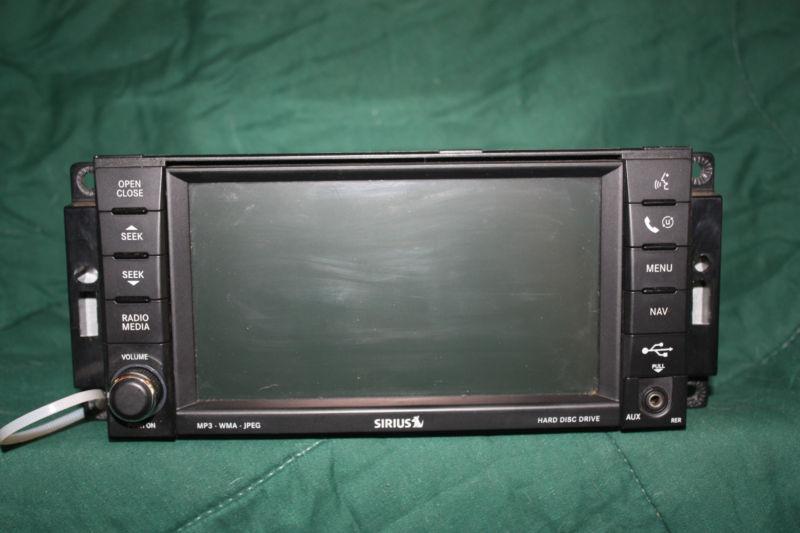  my dodge jeep chrysler serius  navigation gps radio oem, cd dvd player