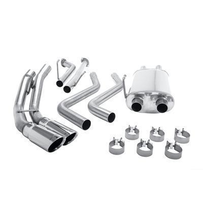 Magnaflow system cat-back stainless polished stainless tips toyota tundra 5.7l