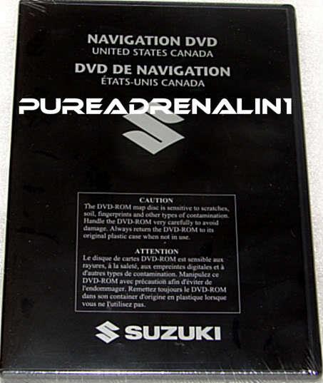 New 2007 2008 suzuki xl7 xl premium sport navigation map cd dvd 1.0 us canada  