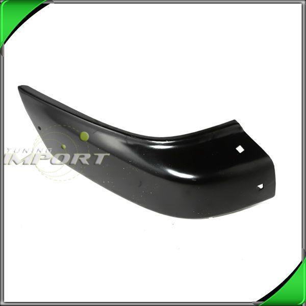 96-98 nissan pathfinder black w/flare passenger rh front bumper end side cover