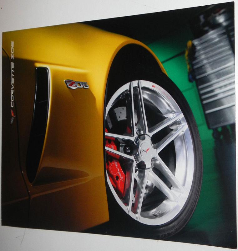 2006 chevrolet chevy corvette z06 poster brochure