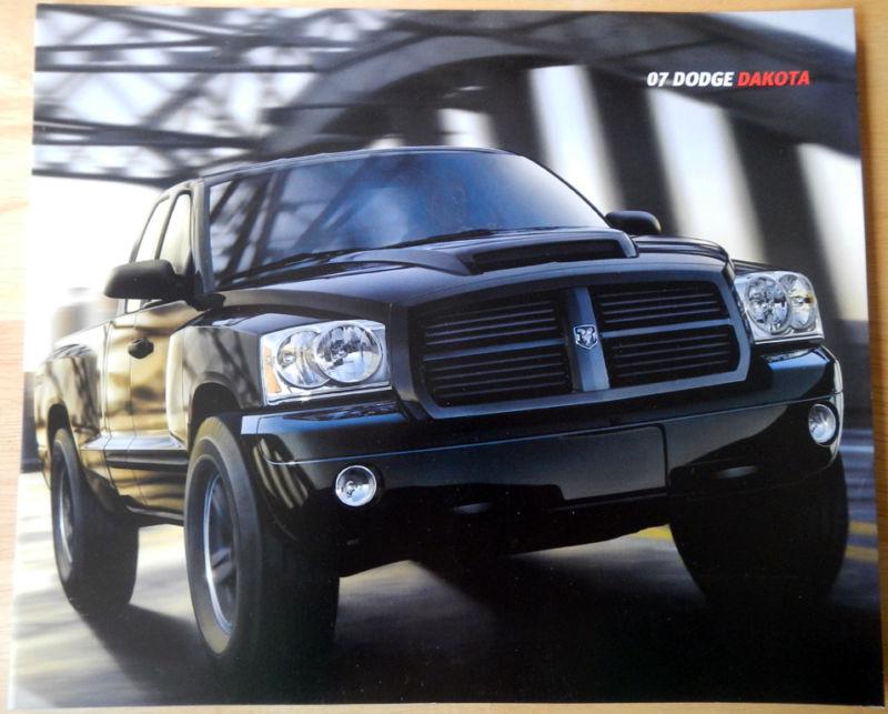 2007 dodge dakota brochure ft st slt laramie sport trx trx4