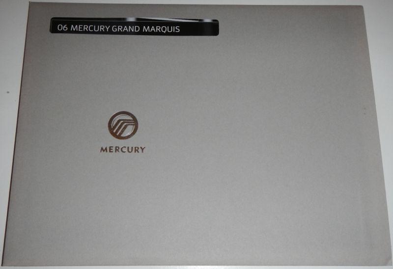 2006 mercury grand marquis portfolio brochure