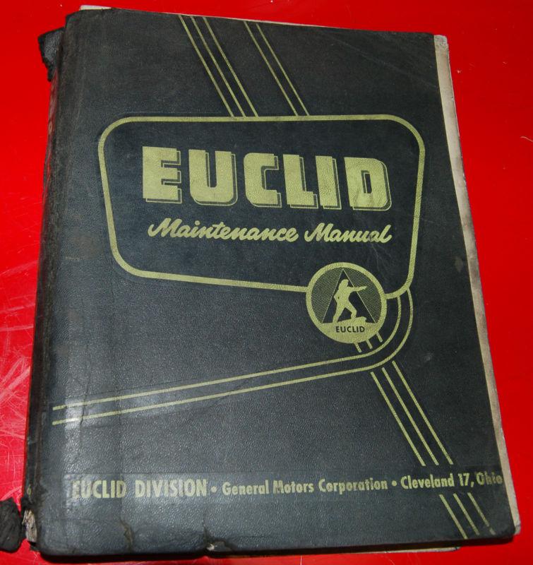 Euclid series 3-4-6-71 71e 71t diesel engines gm earth mover equiptment manual