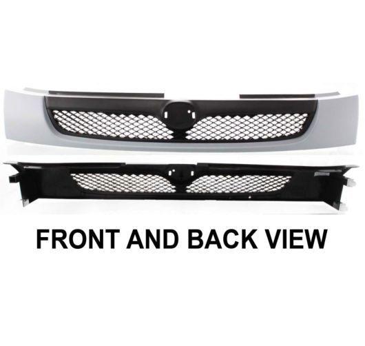 B21h50710bpt ma1200162 new grille assembly silver shell primered insert sedan