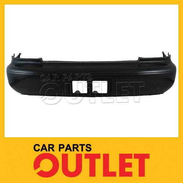 93-97 geo prizm rear bumper cover gm1100563 matte black fits 94855478 non primed