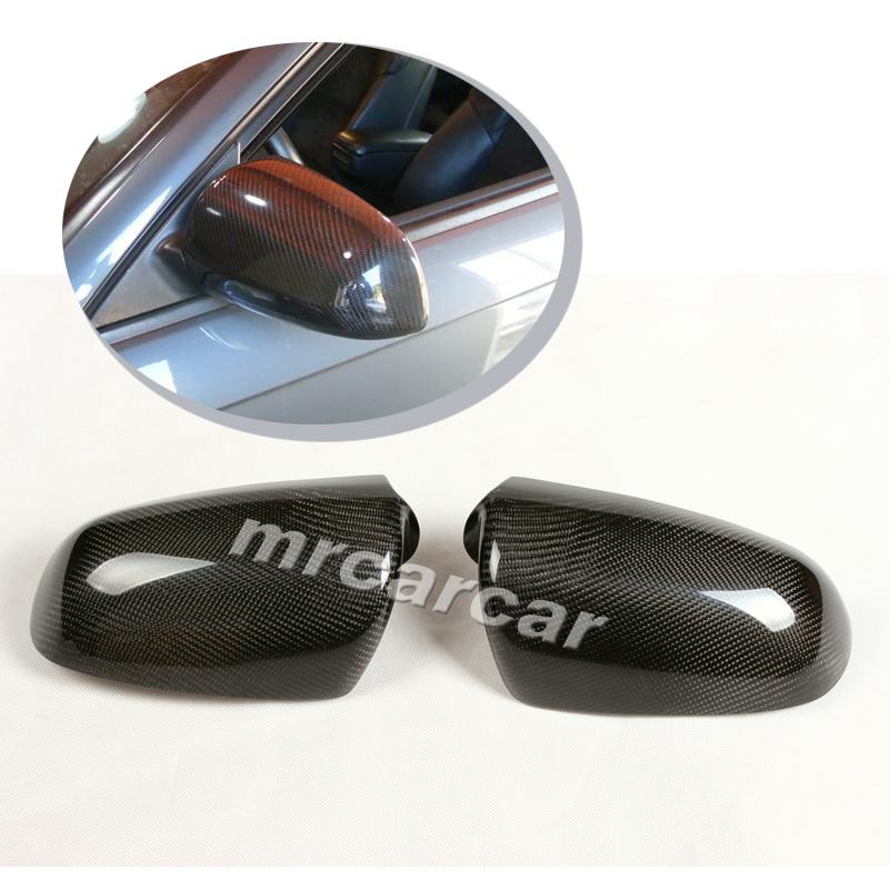 Rear view mirror covers side caps for audi a3 2006-2007 carbon fiber