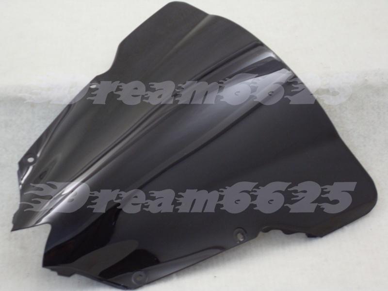 Windscreen windshield fit yamaha yzf r6 y z f r 6 yzf-r6 (2008 2009 08 09) black