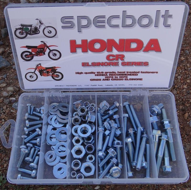 120 pc honda cr 125 250 mr mt elsinore vintage cr125 cr250 restoration bolt kit