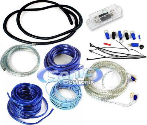 New! e2 e1000 by scosche 4 gauge 9.5mm amplifier installation kit