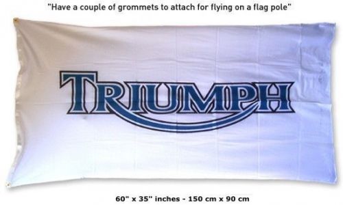 New triumph flag banner sign 3x5 feet bike motorcycle tiger bonnevile daytona