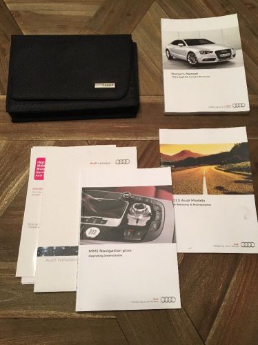 2013 audi a5/s5 owners manual, great cond, complete **w/free shipping**