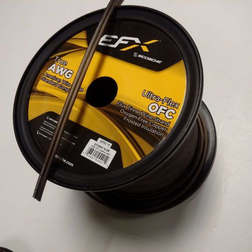 Scosche efxswc14-30 - 14 gauge awg 30&#039; spool black ofc ultra-flex speaker wire