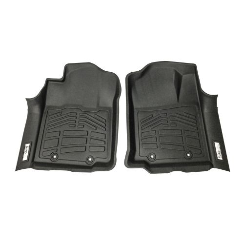 Black sure fit front floor mats designed to fit a 2007-2013 chevrolet avalanche