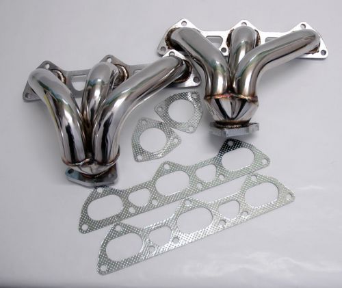 Porsche 911 996 997 twin turbo exhaust manifolds stainless steel headers