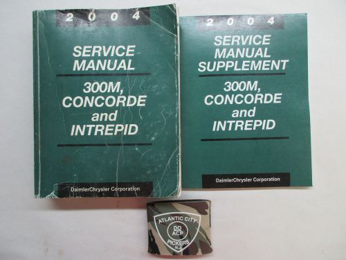 2004 chrysler 300m concorde dodge intrepid service shop manual set