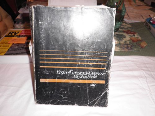 Engines/emissions diagnosis 1990 shop manual ford