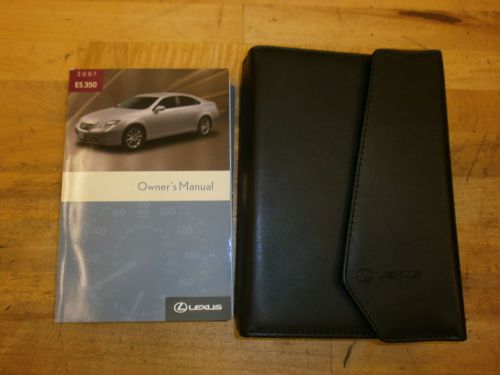 2007 lexus es 350 owners manual