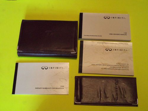 1998 infiniti i30 factory owners guide manual book set with cover