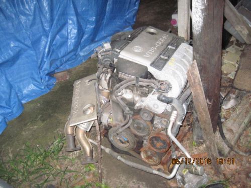 Vr6 mk3 engine block with pistons and crankshaft oil pan jetta gti corrado 92-99