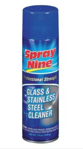 Spray nine glass &amp; s.s. cleaner 19 oz 23319