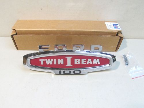 New 1966 ford f100 truck &#034;twin i beam&#034; fender nameplate emblem