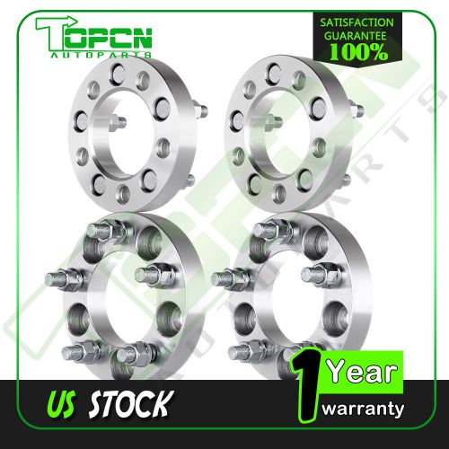 4x 1&#034; inch thick wheel spacers adapters 5x4.5&#034; 82.5 mm for ford lincoln