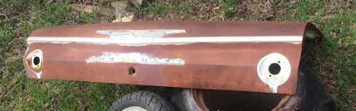 1962 chevy chevrolet bel aire trunk lid / deck lid needs work {free us shipping}