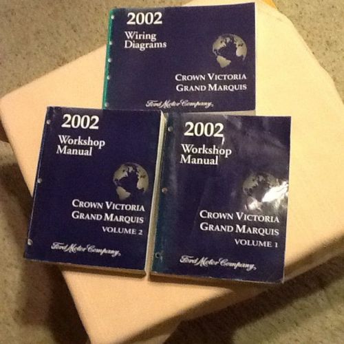 Manuals, factory shop for crown victoria, grand marquis.