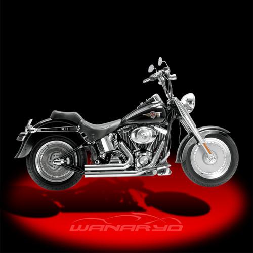 Samson chrome legend series exhaust systems,shortys for 1986-2011 harley softail