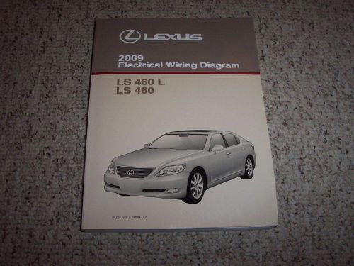 2009 lexus ls 460 l ls460 electrical wiring diagram manual awd sedan 4.6l v8