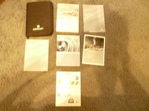 2009 mercury grand marquis owners manual set no reserve!!! free shipping!!!!