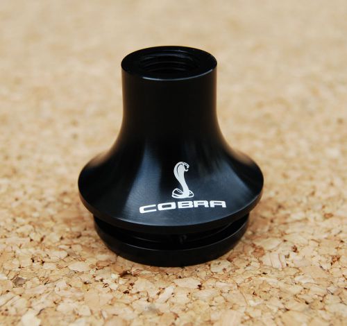 Cobra logo gear shift knob boot retainer adapter for ford mustang