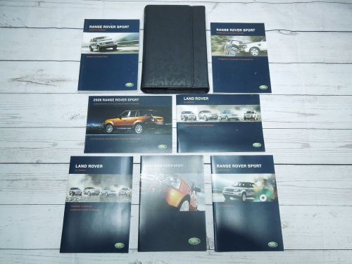 2006 land rover range rover sport owners manual set w/ navigation booklet