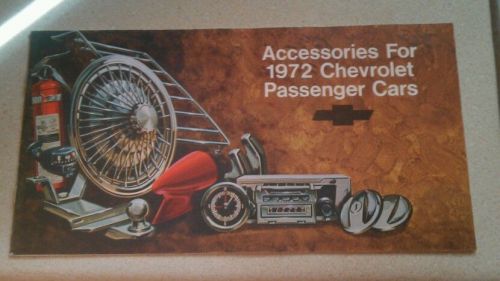 1972 chevrolet impala and caprice accessories guide