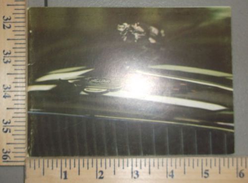 1963 jaguar xk-e coupe roadster 3.8 sedan brochure original