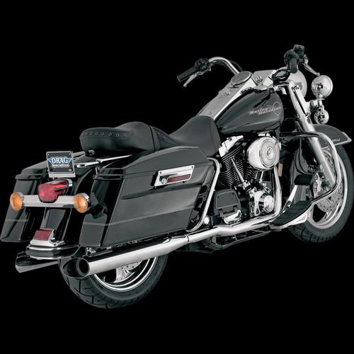 Python/drag special viper 3 1/2" slip-on mufflers 1995-2013 harley touring