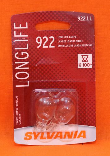 Center high mount stop light bulb long life blister pack twin sylvania 922 ll d1