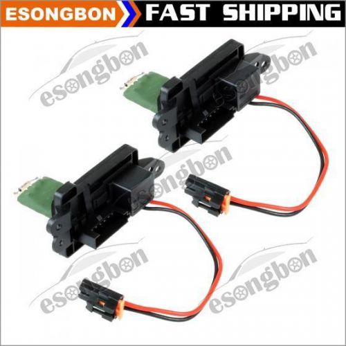 2pcs heater blower motor resistor fit for 02-06 chevy trailblazer ext 89019100