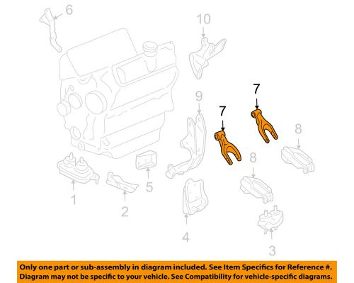 Gm oem-engine torque strut mount 10345905