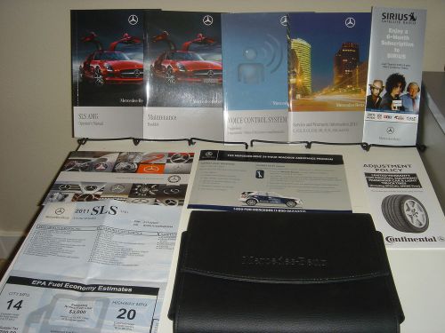 2011 mercedes-benz sls amg owner&#039;s manual w/ comand navigation manual oem