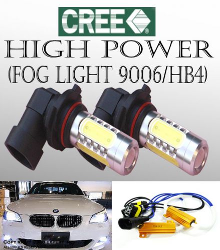 Icbeamer 2 pcs 9006 hb4 fog light cree led projector bulbs daytime run ev2631