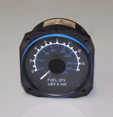 Fuel gauge, pn ea-2530-511-acm, range 1500 pounds