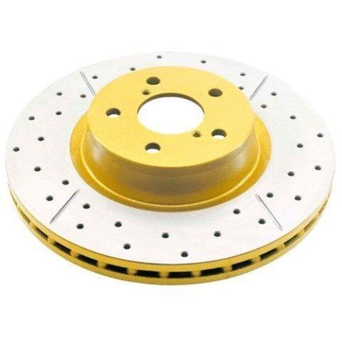 Dba 790x front drilled and slotted street series brake rotor