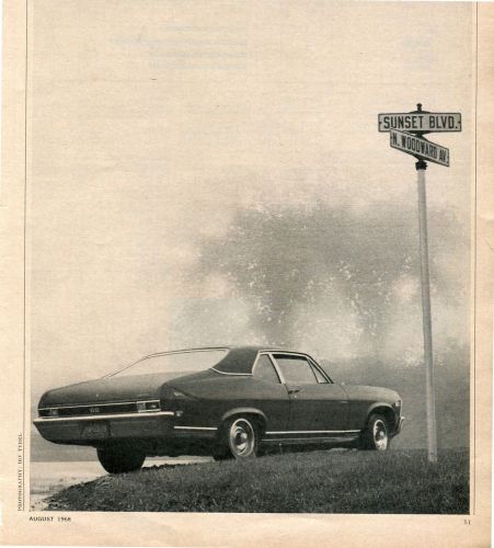 1968 chevrolet chevy ii nova ss 396 v8 5 pg road test article