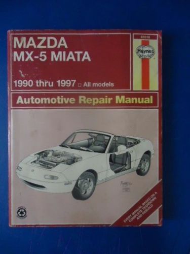 Haynes mazda miata repair manual 1990-1997 #61016