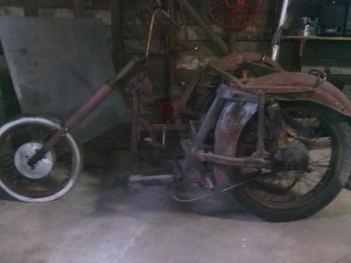 1958 jawa custom trike rat rod motorcycle for restore 1 day auction no reserve